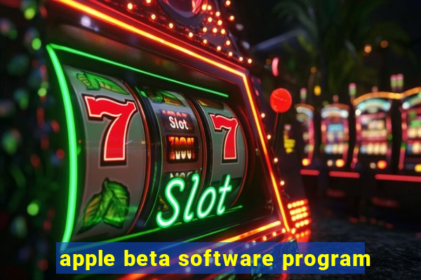 apple beta software program