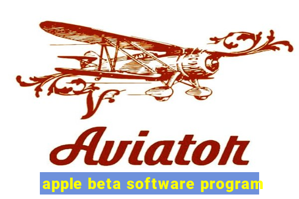 apple beta software program