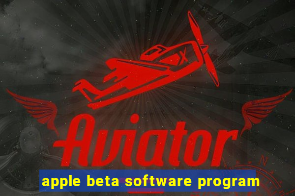 apple beta software program