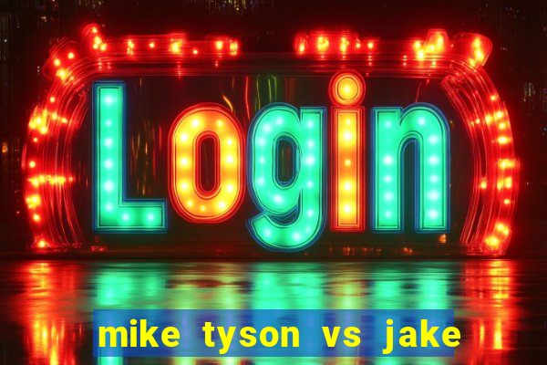 mike tyson vs jake paul assistir online