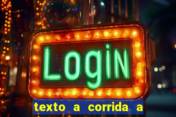 texto a corrida a lagarta lili