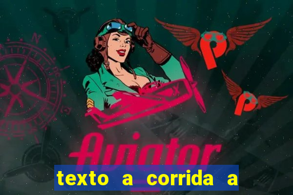 texto a corrida a lagarta lili