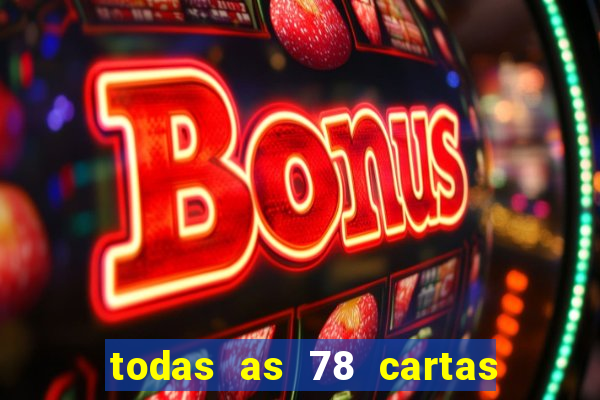 todas as 78 cartas do tarot