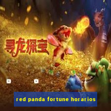 red panda fortune horarios