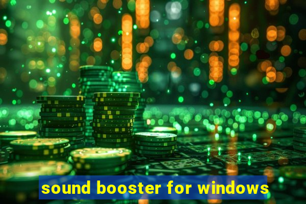 sound booster for windows