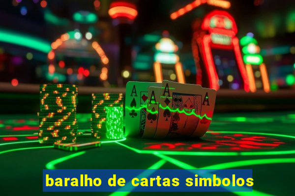 baralho de cartas simbolos