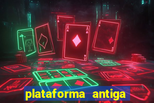 plataforma antiga de jogos