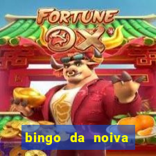 bingo da noiva para imprimir