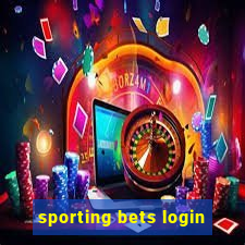 sporting bets login