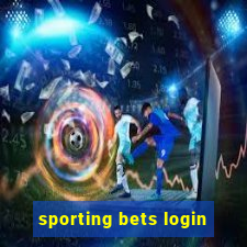 sporting bets login