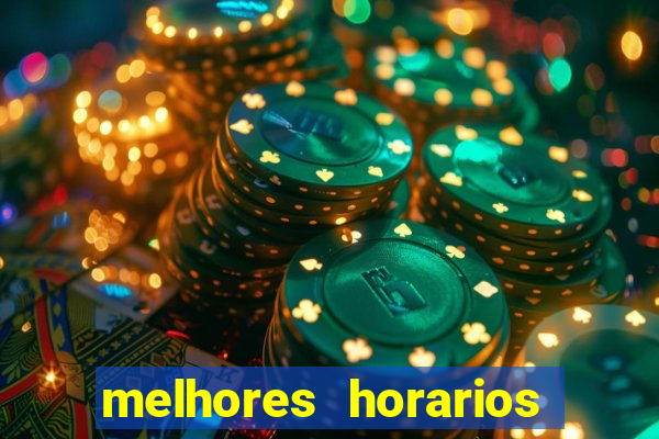 melhores horarios pagantes fortune tiger