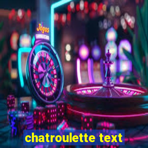 chatroulette text