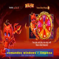 comandos windows r limpeza