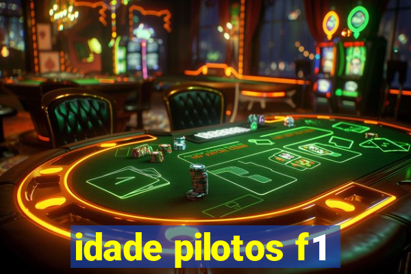 idade pilotos f1