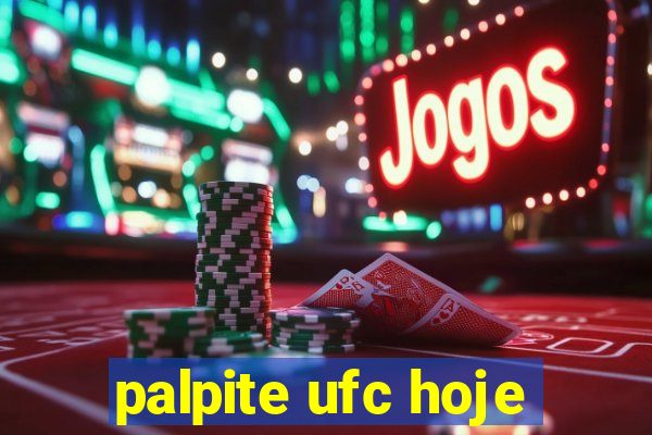 palpite ufc hoje