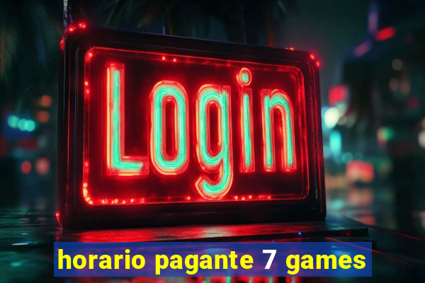 horario pagante 7 games