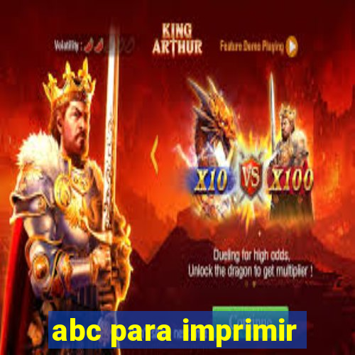 abc para imprimir