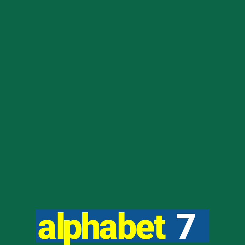 alphabet 7