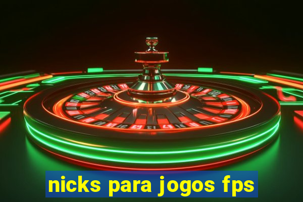 nicks para jogos fps