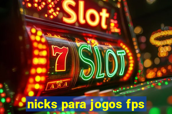 nicks para jogos fps