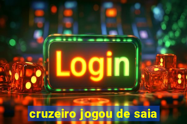 cruzeiro jogou de saia