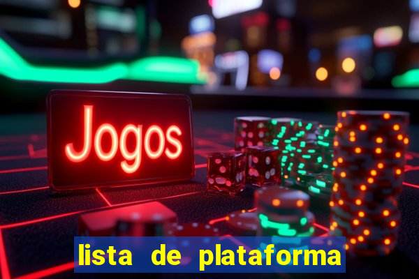 lista de plataforma de jogos