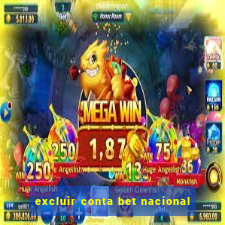 excluir conta bet nacional