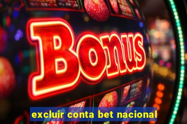 excluir conta bet nacional