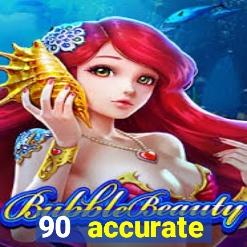 90 accurate football predictions