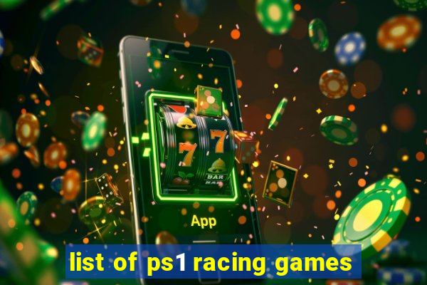 list of ps1 racing games