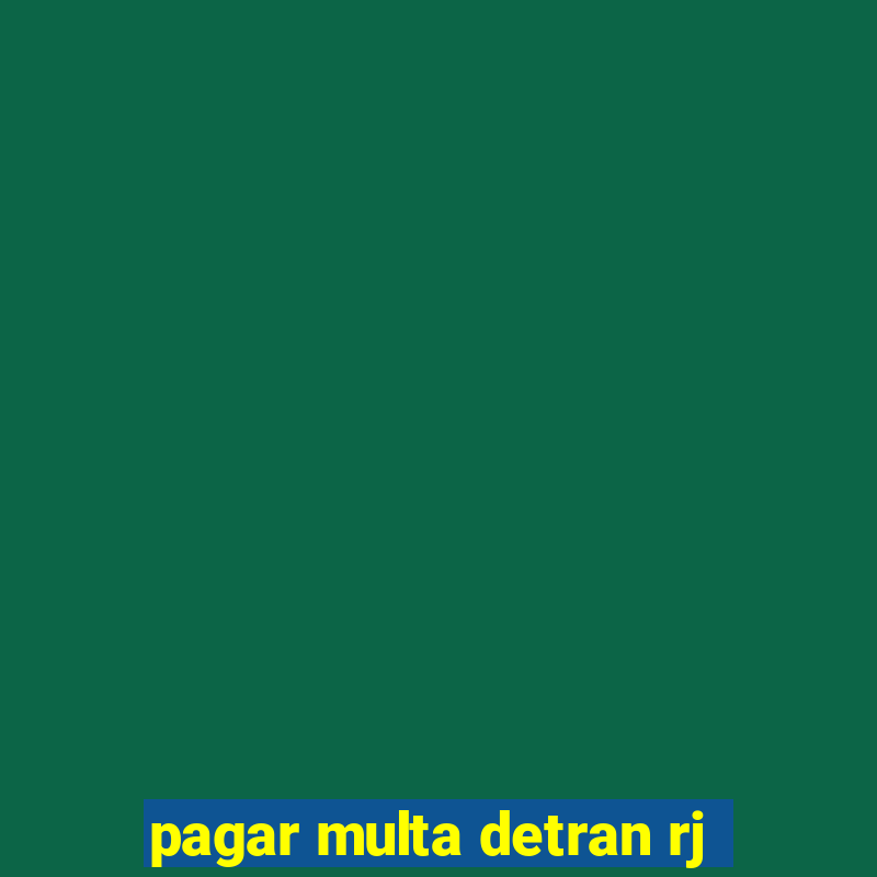 pagar multa detran rj