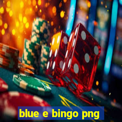 blue e bingo png