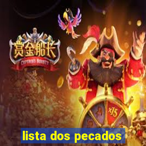 lista dos pecados