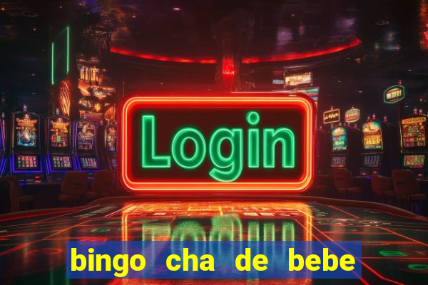 bingo cha de bebe cartelas para imprimir