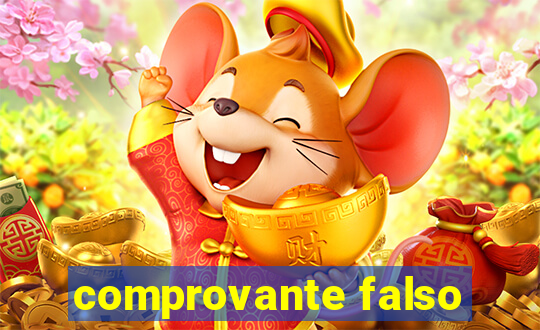 comprovante falso