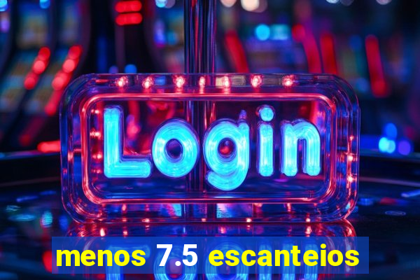 menos 7.5 escanteios