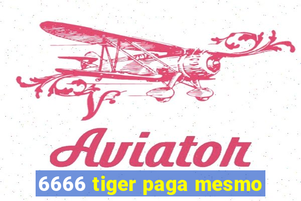 6666 tiger paga mesmo