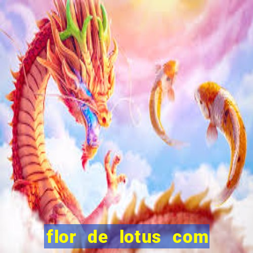 flor de lotus com lua tatuagem