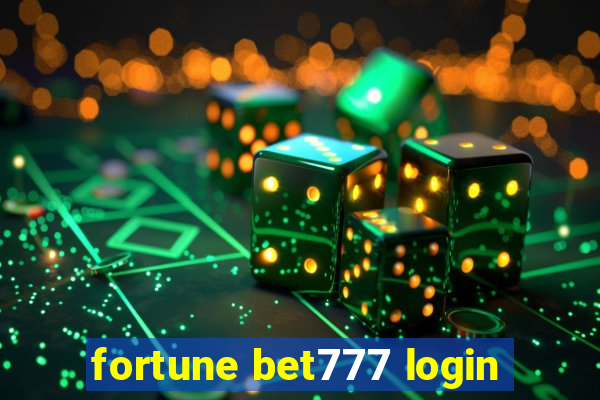 fortune bet777 login