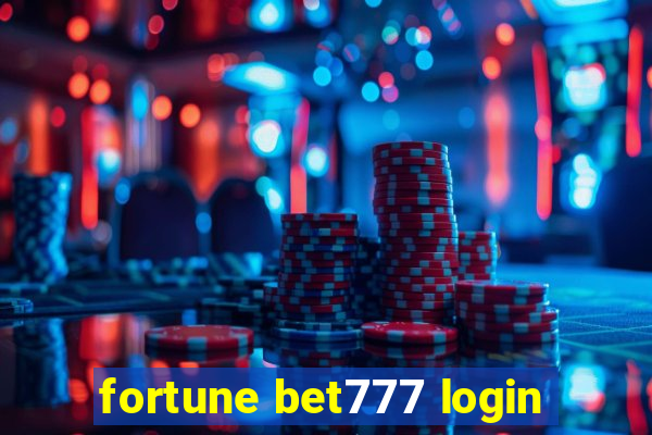 fortune bet777 login