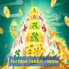 fortune rabbit - teste