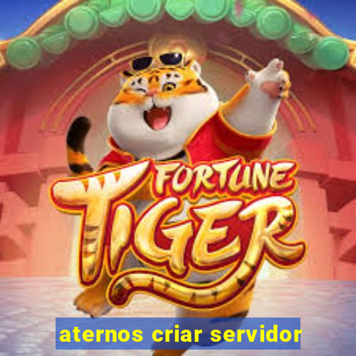 aternos criar servidor