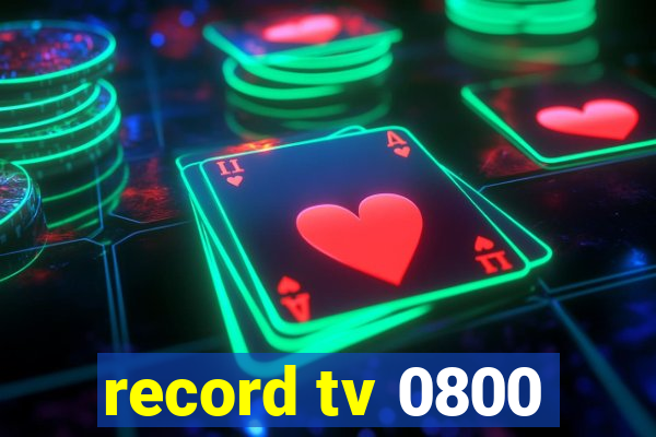 record tv 0800