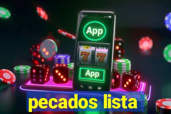 pecados lista