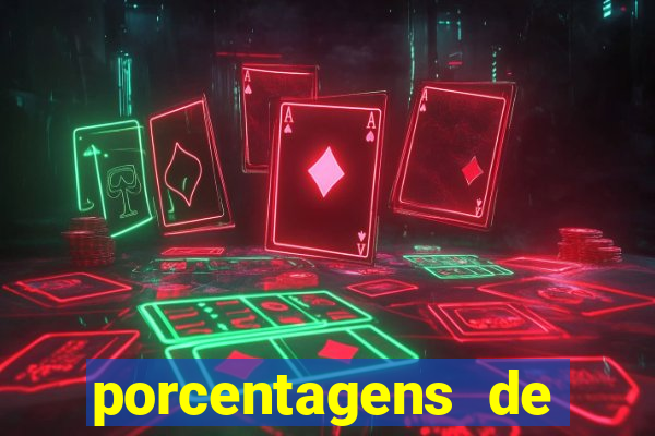 porcentagens de jogos pagantes