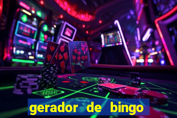 gerador de bingo de palavras