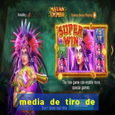 media de tiro de meta por jogo