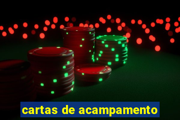 cartas de acampamento