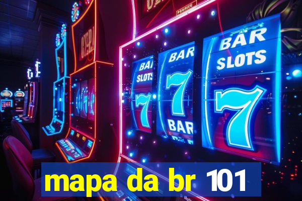 mapa da br 101