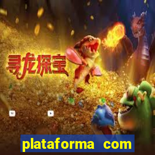 plataforma com chuva de dinheiro